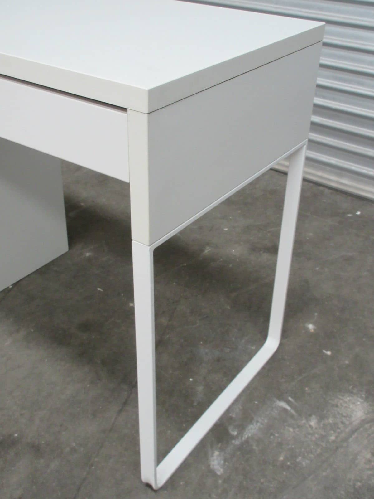 IKEA White Computer Desk with Shelf