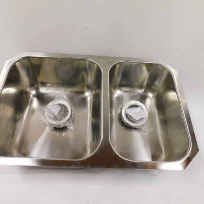 Clark Polar Undermount Sink 1.5 Bowl Stainless Steel PPL15BU with wastes, new, pc1
