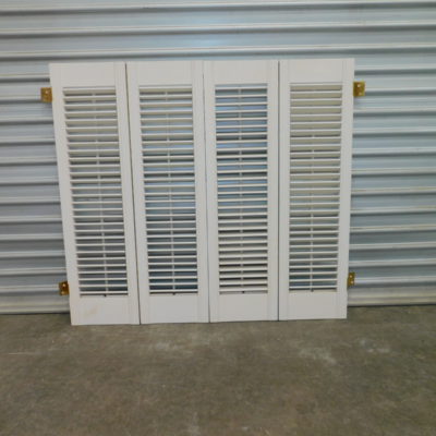 Plantation Shutters 1000mm wide x 855mm high, 3c