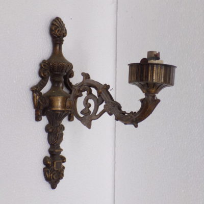Wall Sconce Bronze Arm with Candle Light, 7s
