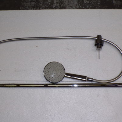 Round Hand Held Shower Rose with Hose & Rail , 2s