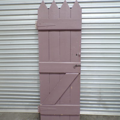 Vintage Barn Outhouse Door 605mm wide x 1830mm high, 8o