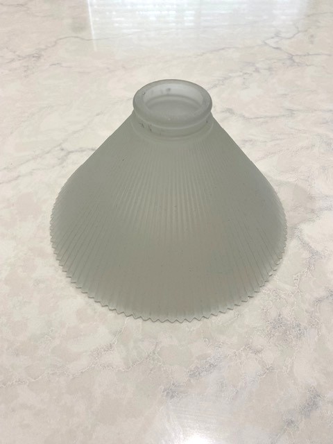 rh1 ribbed glass shade