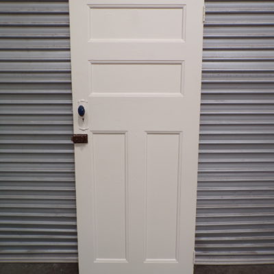 Art Deco 4 Panel Internal Door 810mm wide x 1995mm high, 3s