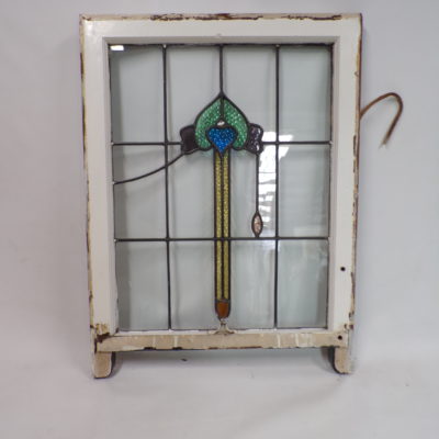 Leadlight Window Pane 607mm wide x 805mm high, 3s