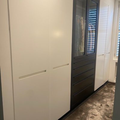 Wardrobes for Her Dressing Room, 2 Sided 3590mm wide,  6v