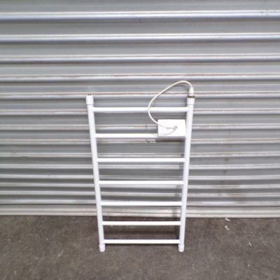 Hydrotherm Heated Towel Rail White 7 Rungs 430mm wide, 6a