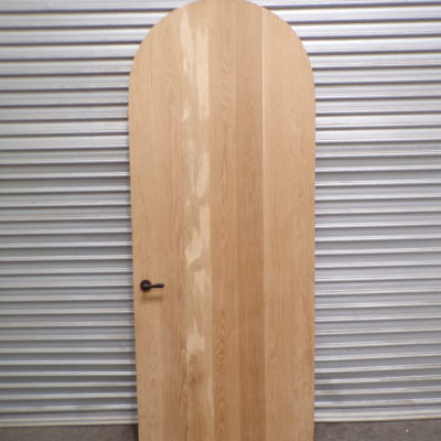 Solid Oak Arched Door 870mm wide x 2180mm high, 6a