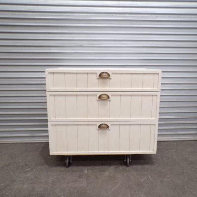 Farmhouse Style 3 Kitchen Drawers Unit, 970mm wide x 760mm high,  Rh1  