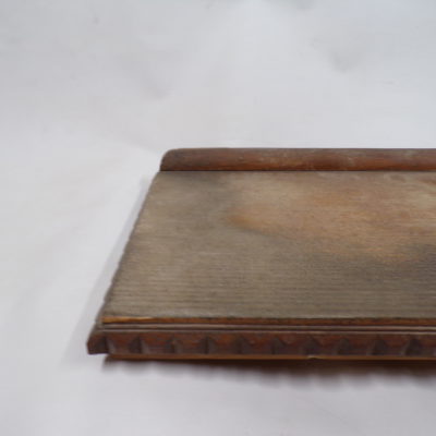 Art Deco Timber Mantel Top with Detailed Edges 1250mm wide, 6s