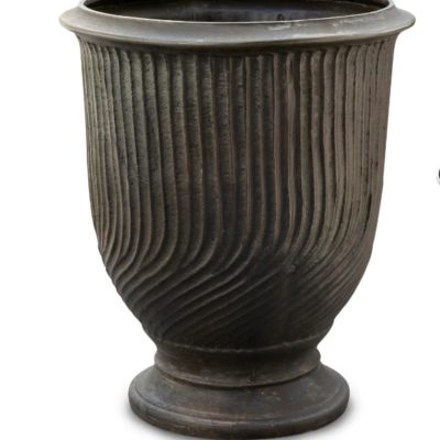 Graham Geddes Anduze Garden Pot in Verdi Bronze, 6v
