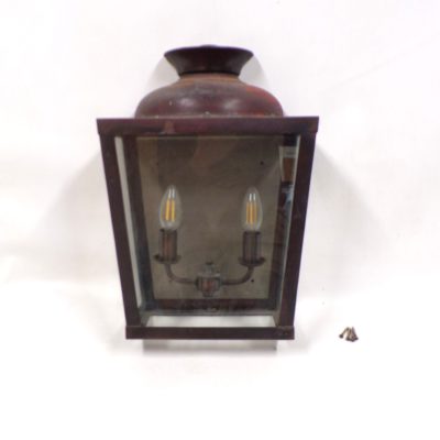Outdoor Lantern Wall Light 430mm high, 6v