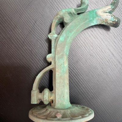 Bronze Fountain Tap with Small Rosette from Graham Geddes, 6v