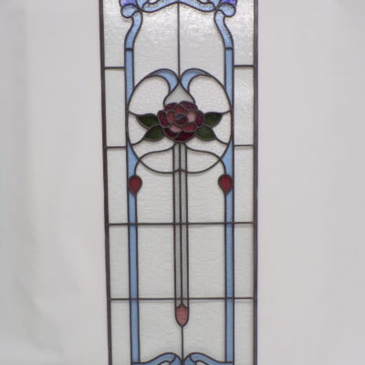 Leadlight Window Pane 485mm wide x 1335mm high, Rh1