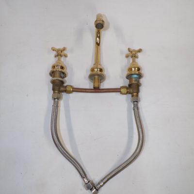 Bastow Brass Tap Set, 290mm wide x 170mm high (Rh1)