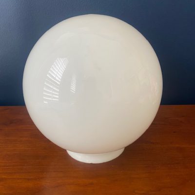 8-inch White Ball Gloss Shade, Rh1
